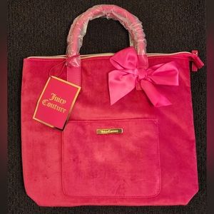 NWT Juicy Couture Pink Convertible Backpack/Tote Bag